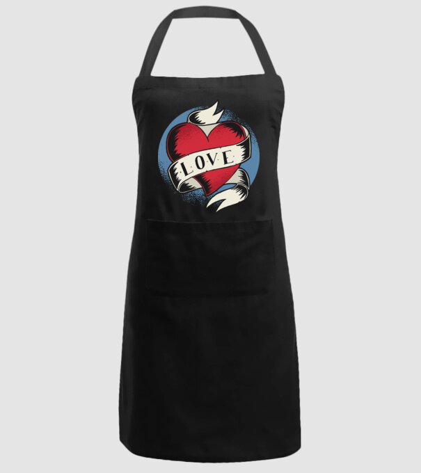 'Love Tatuaj pentru Valentine''s Day' model negru pe tricou