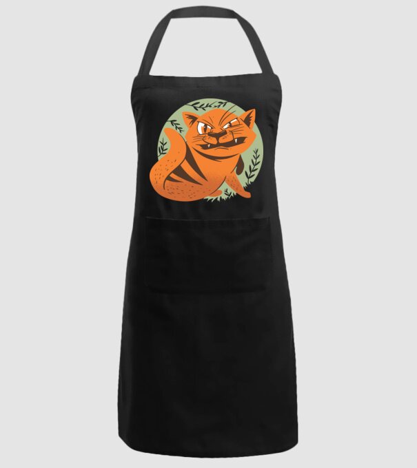 Pisică Supărată model negru pe tricou