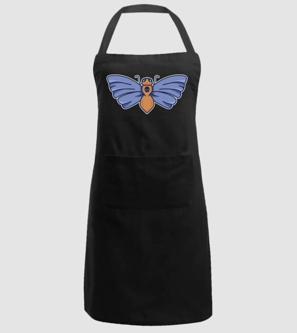 Molie model negru pe tricou