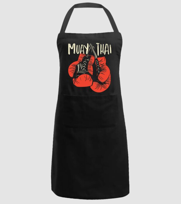 Muay Thai model negru pe tricou