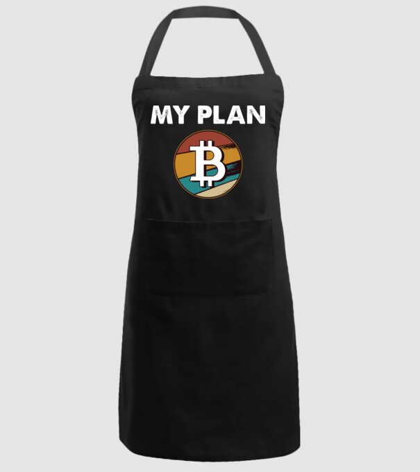 My plan B - Bitcoin model negru pe tricou