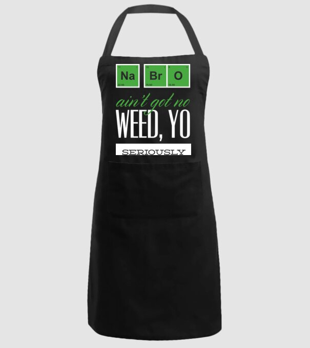 na bro aint got no weed model negru pe tricou