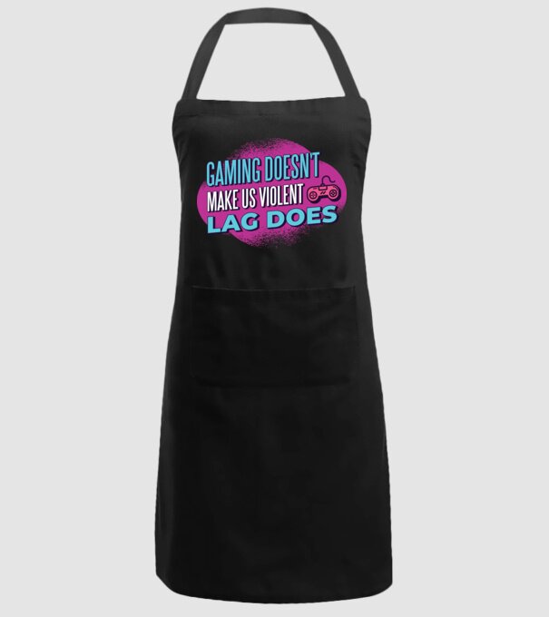 Nu jocul te face agresiv, ci LAG-ul model negru pe tricou