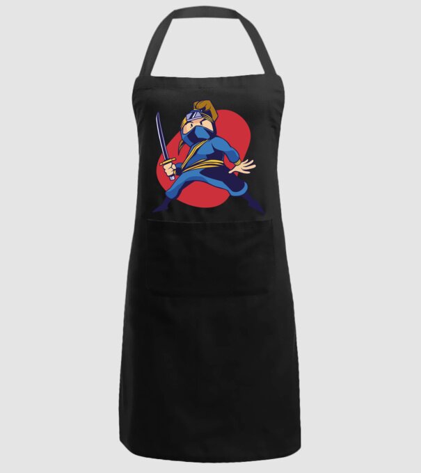 Copil Ninja model negru pe tricou