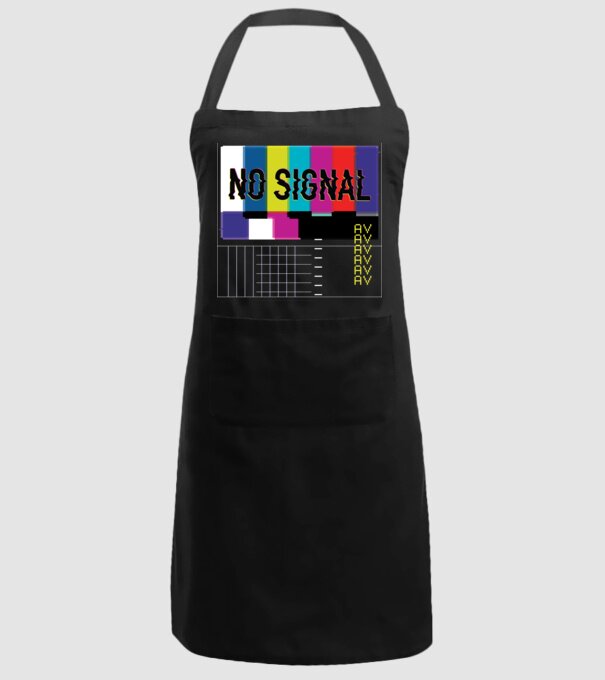 No Signal TV Eroare de transmisie model negru pe tricou