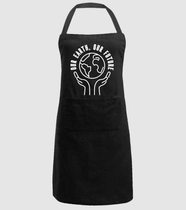 Our earth Our Future - Ziua Pământului model negru pe tricou