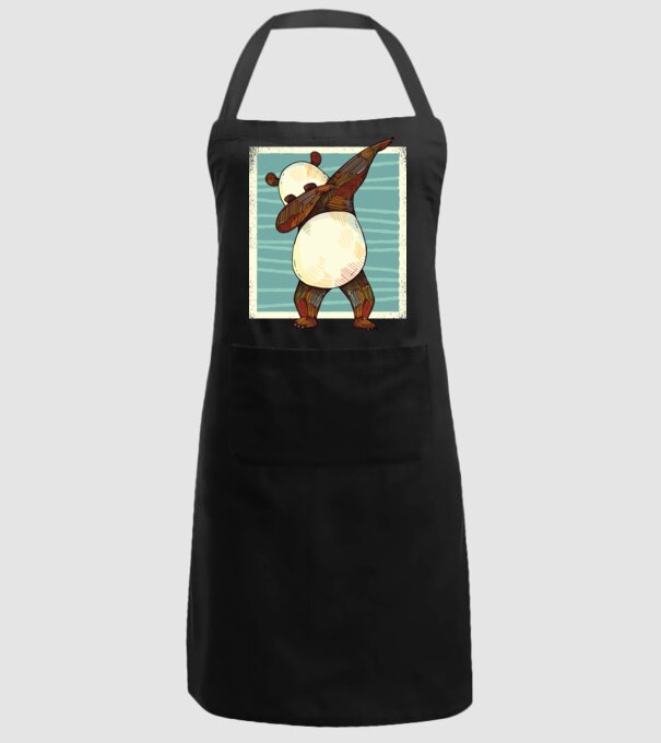 Panda DAB dans model negru pe tricou