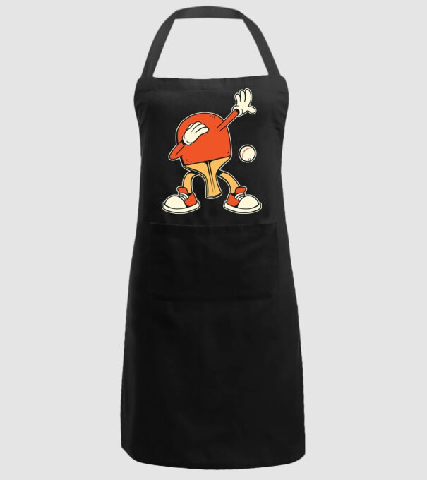 Ping Pong DAB model negru pe tricou