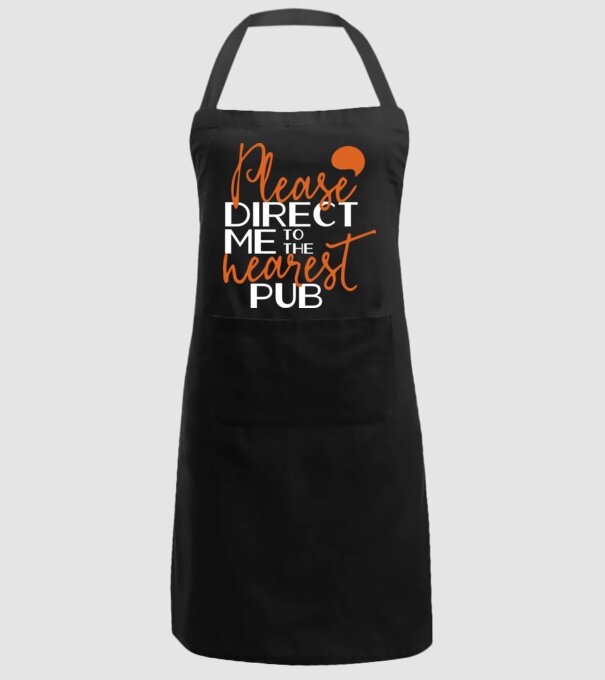 Please direct me to the nearest pub model negru pe tricou