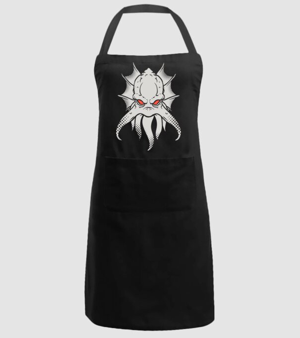 Cap de caracatiță model negru pe tricou
