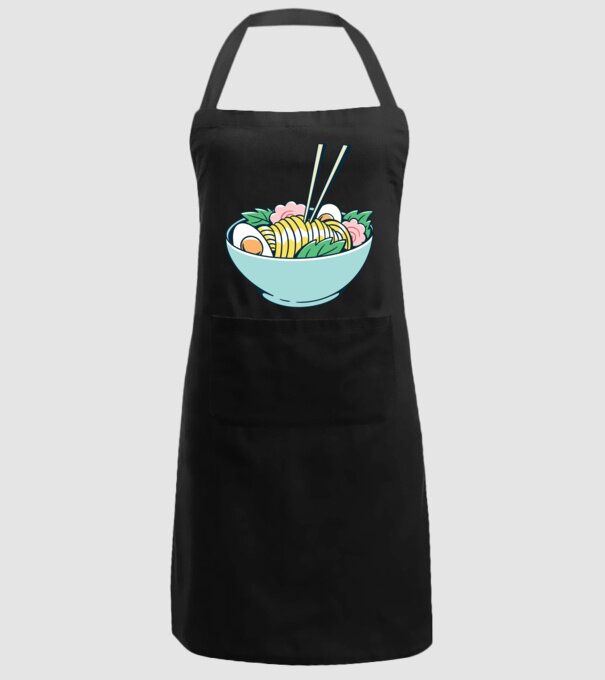 Paste Ramen model negru pe tricou