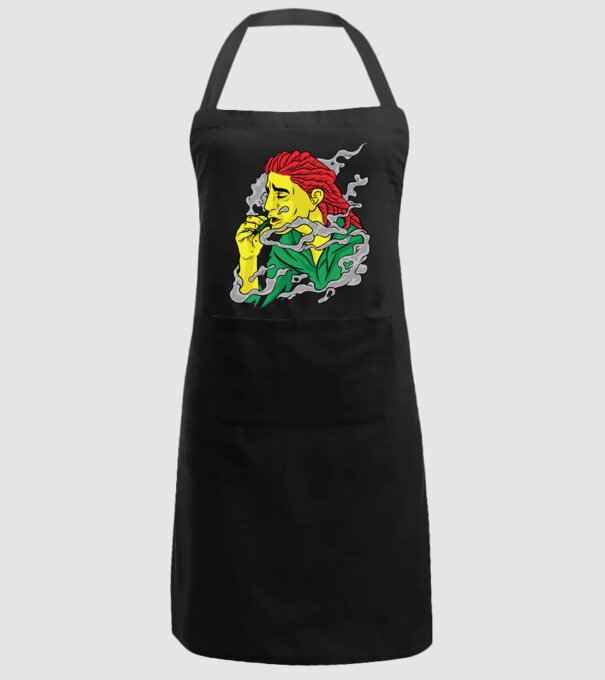 Dreadlock model negru pe tricou
