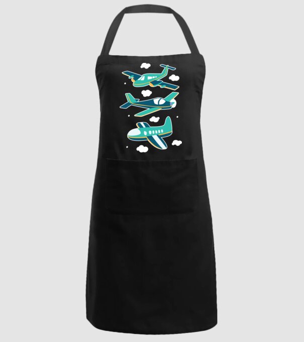 Avioane model negru pe tricou