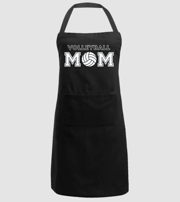 Mamă voleibalistă model negru pe tricou