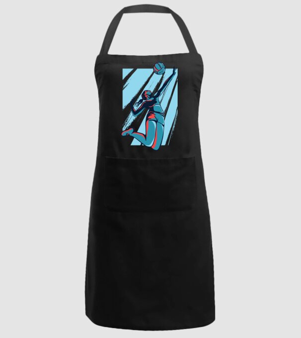 Fată Voleibalistă model negru pe tricou