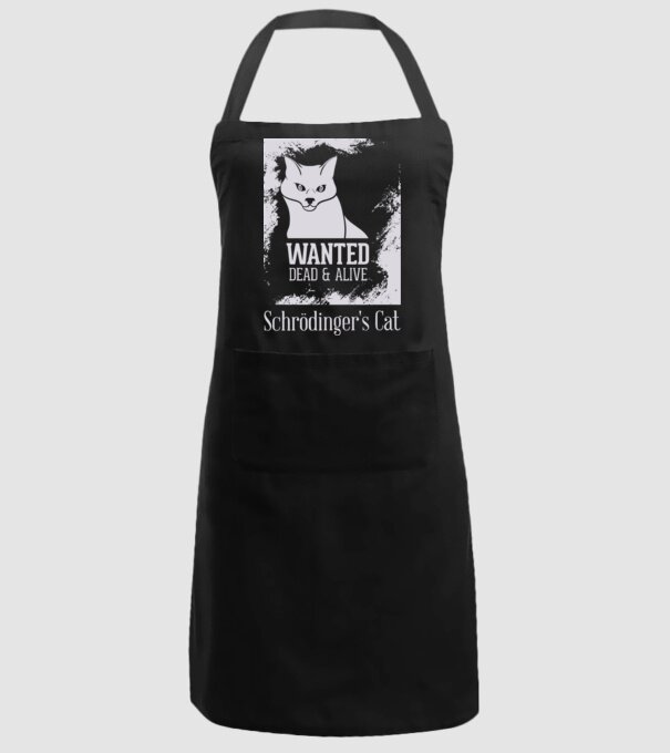 Schrödingers Cat - Dead or Alive model negru pe tricou