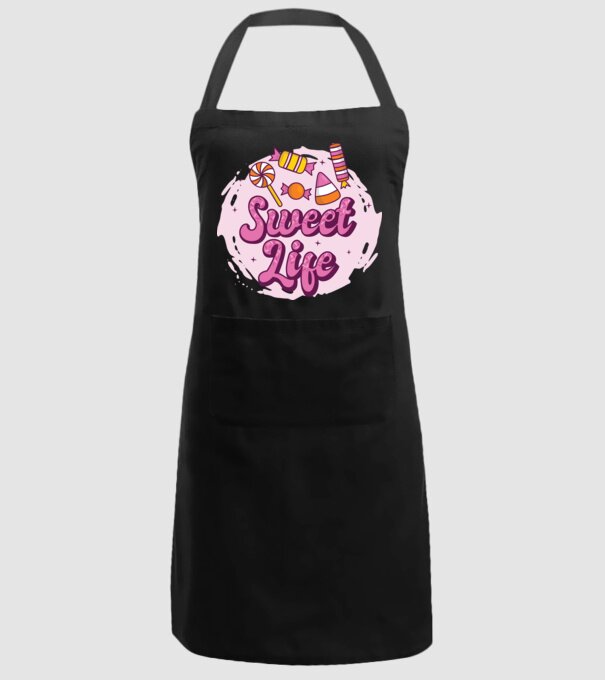 Sweet Life - Viață dulce model negru pe tricou
