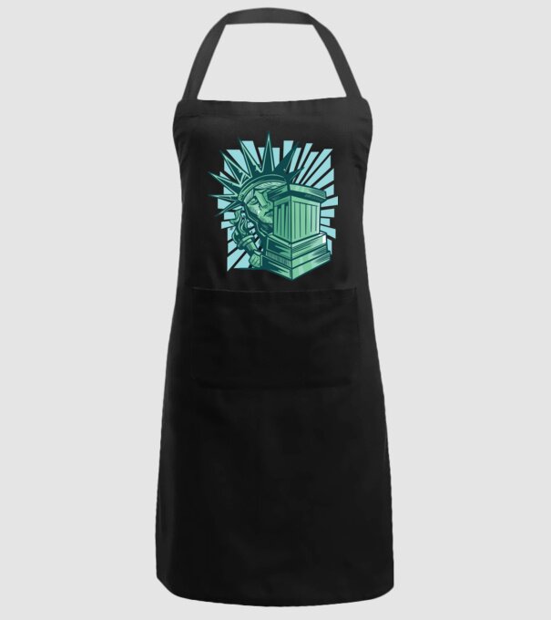 Statuia Libertății model negru pe tricou