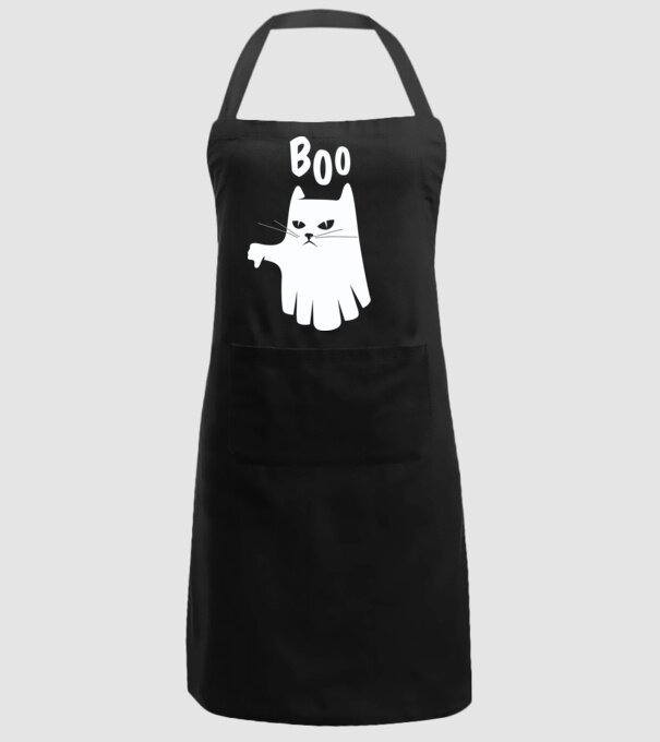 Pisică Fantomă model negru pe tricou