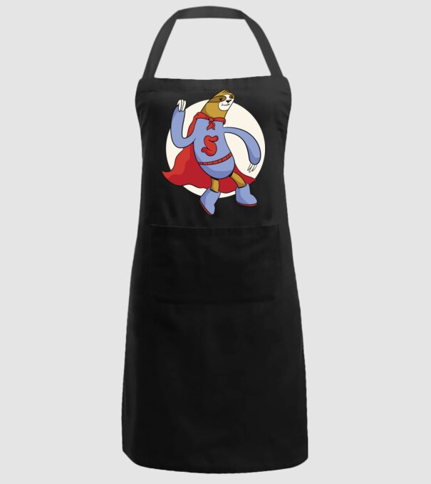 Leneș supererou model negru pe tricou