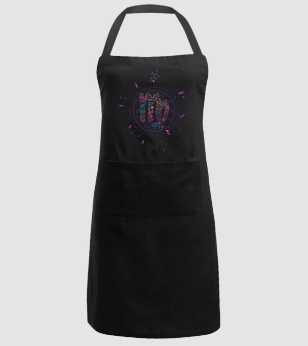 Virgo Zodiac model negru pe tricou