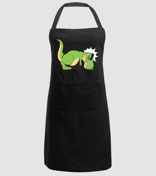 T-rex Push-up model negru pe tricou