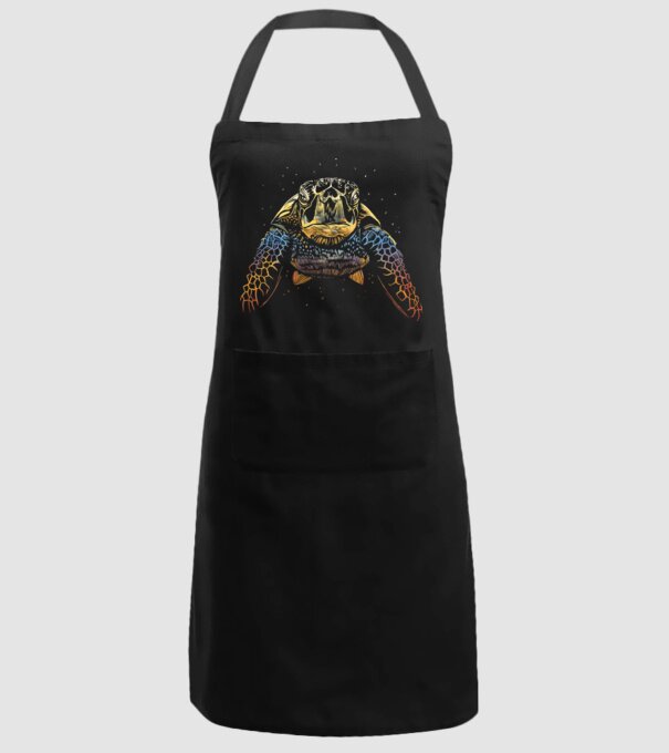 Broască țestoasă model negru pe tricou