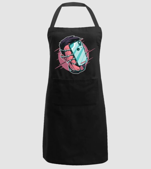 Telefon Facehugger tricou amuzant model negru pe tricou