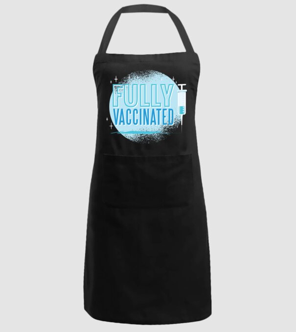 Complet vaccinat model negru pe tricou