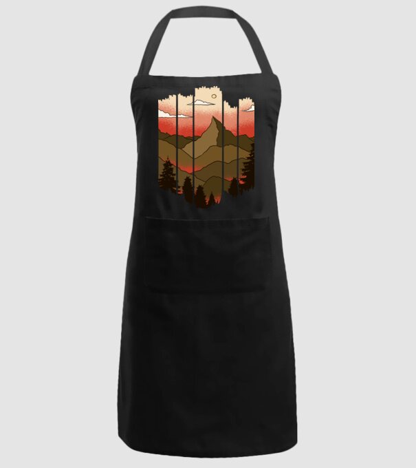Imagine natură model negru pe tricou
