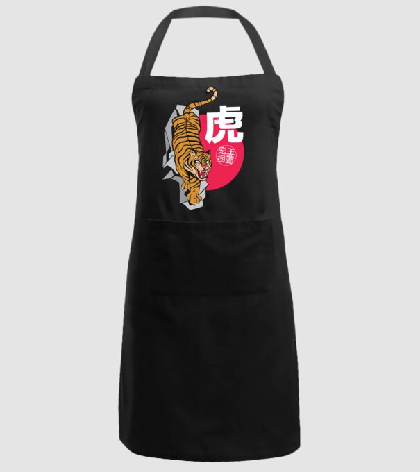 Tigru model negru pe tricou
