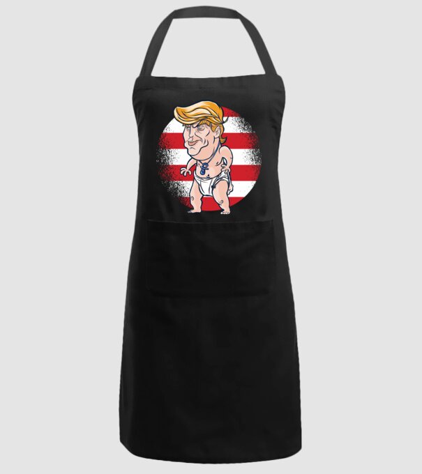 Trump Baby tricou amuzant model negru pe tricou
