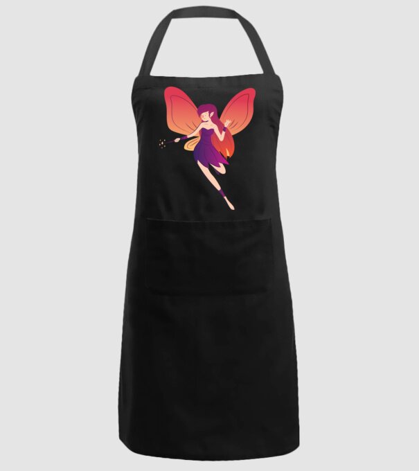 Magia zânelor model negru pe tricou
