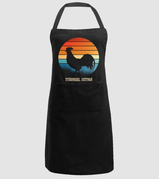 șoptind cu găinile model negru pe tricou