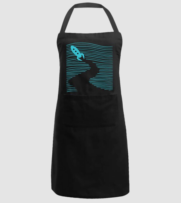 Navă spațială model negru pe tricou