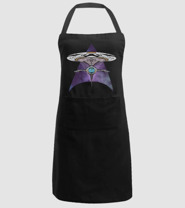 Navă spațială model negru pe tricou