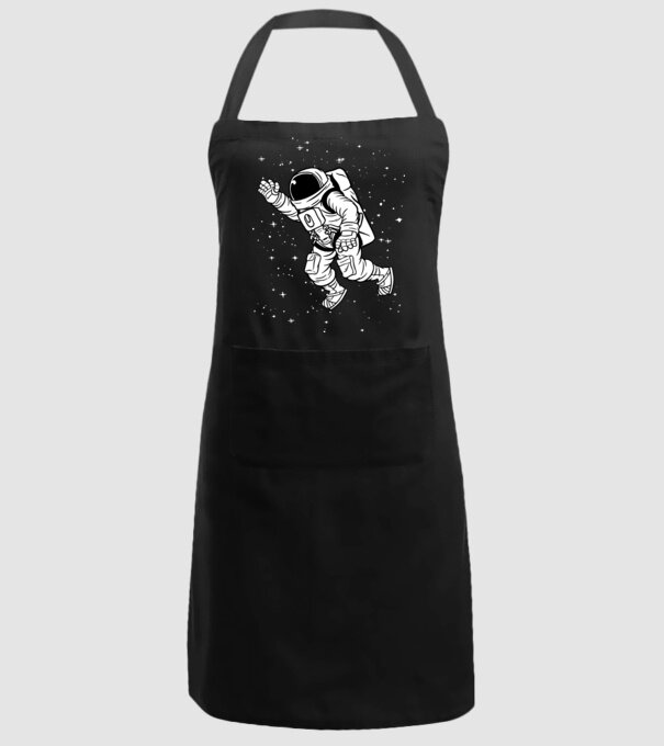 Astronaut model negru pe tricou
