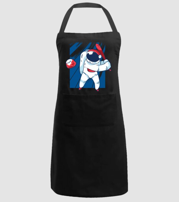 Baseball Astronaut model negru pe tricou