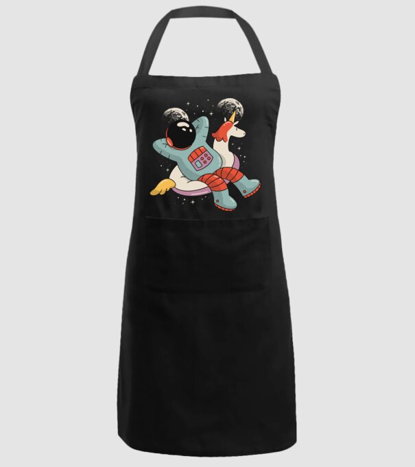 Odihnă Astronaut model negru pe tricou