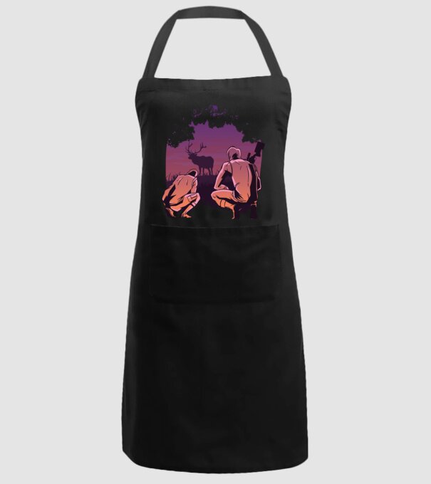 Vânătoare model negru pe tricou