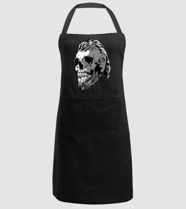 Craniu Viking model negru pe tricou