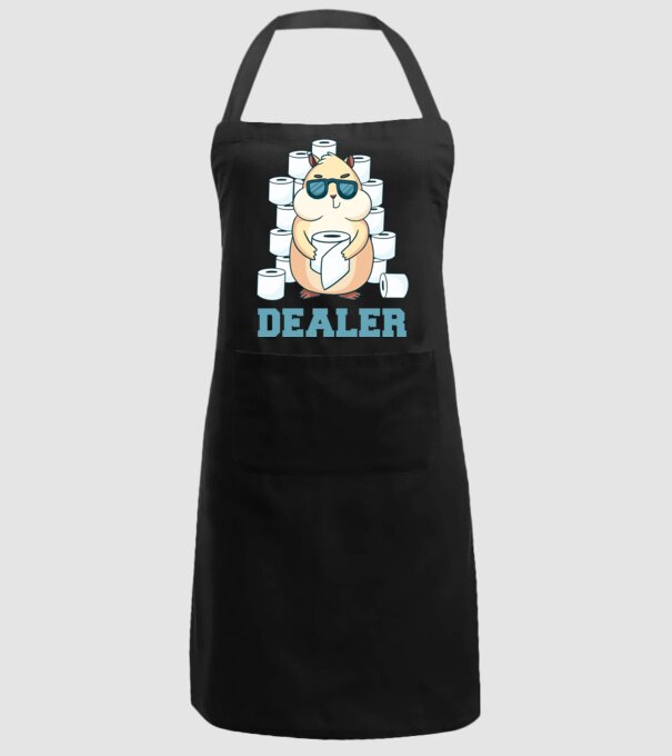Dealer model negru pe tricou
