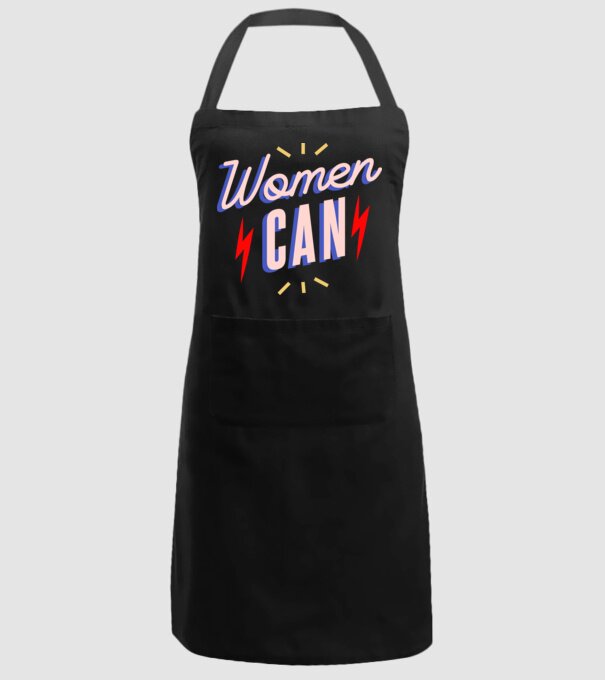 Women Can de Ziua Femeii model negru pe tricou