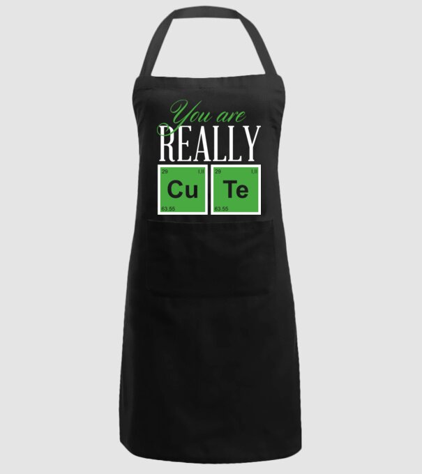 You are really cute model negru pe tricou