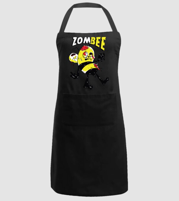 Zombee Albină Zombie model negru pe tricou