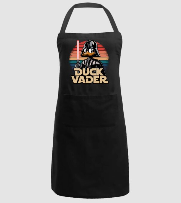 Duck Vader model negru pe tricou