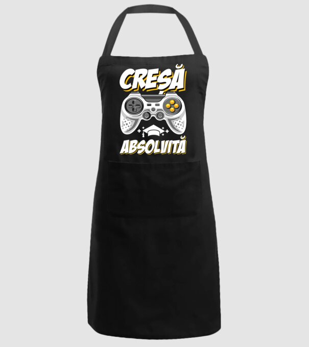 Gameri şcoală Creșă model negru pe tricou