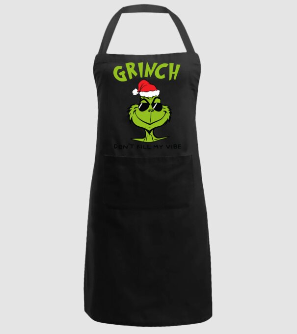 Grinch - Don't kill my vibe model negru pe tricou