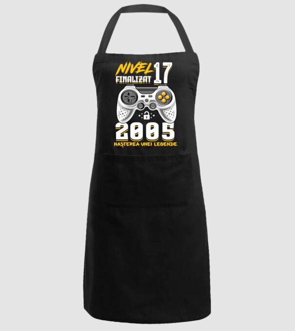 Nivel 17 finalizat. 2005 nașterea unei legende model negru pe tricou
