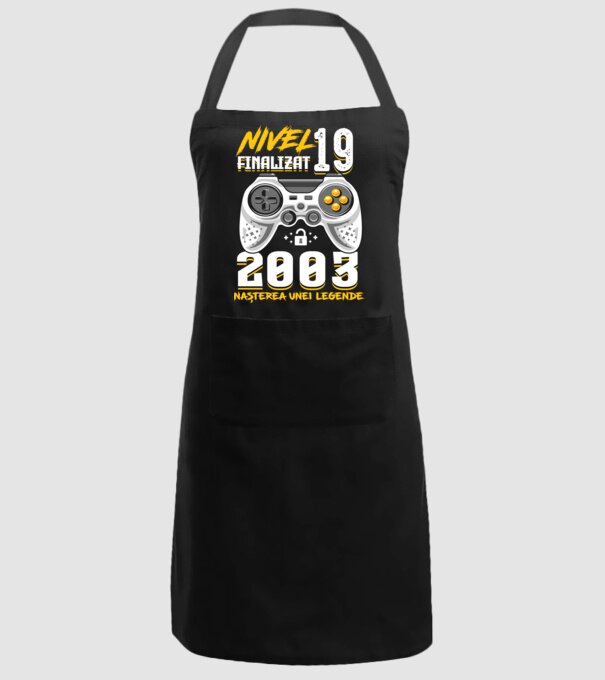 Nivel 19 finalizat. 2003 nașterea unei legende model negru pe tricou